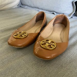 Tory Burch camel flats 7.5